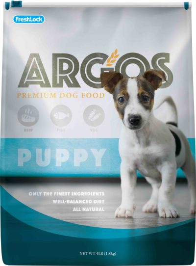 Argos Premium Dog Food Pouch Render