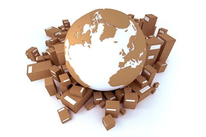 shipping packages around the world sustainably