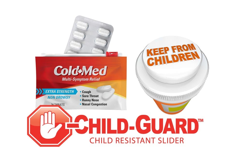 child guard child resistant packaging