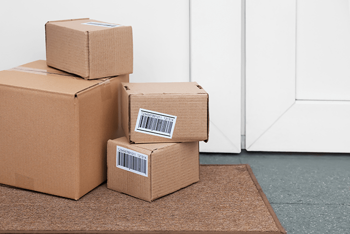 shipments boxes delivered ecommerce