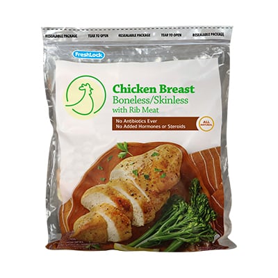 frozen chicken flexible package