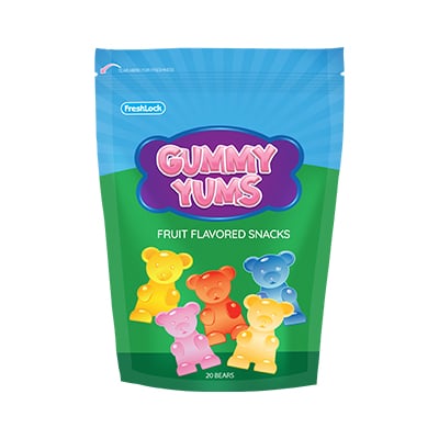 gummy bear flexible package