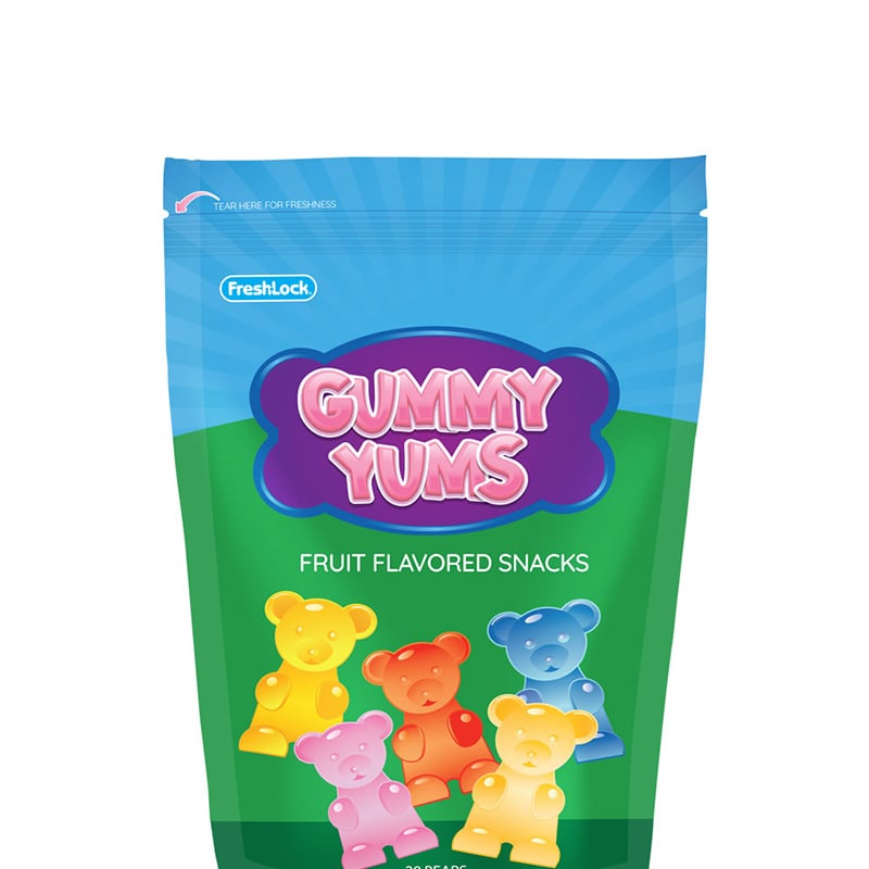 gummy bear flexible package