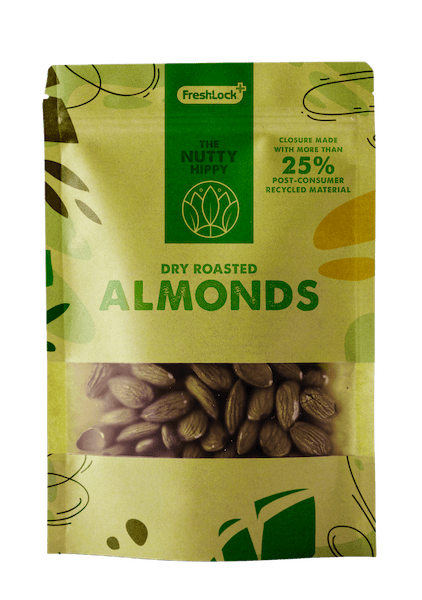 snack food packaging for almonds