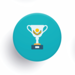 trophy icon for business
