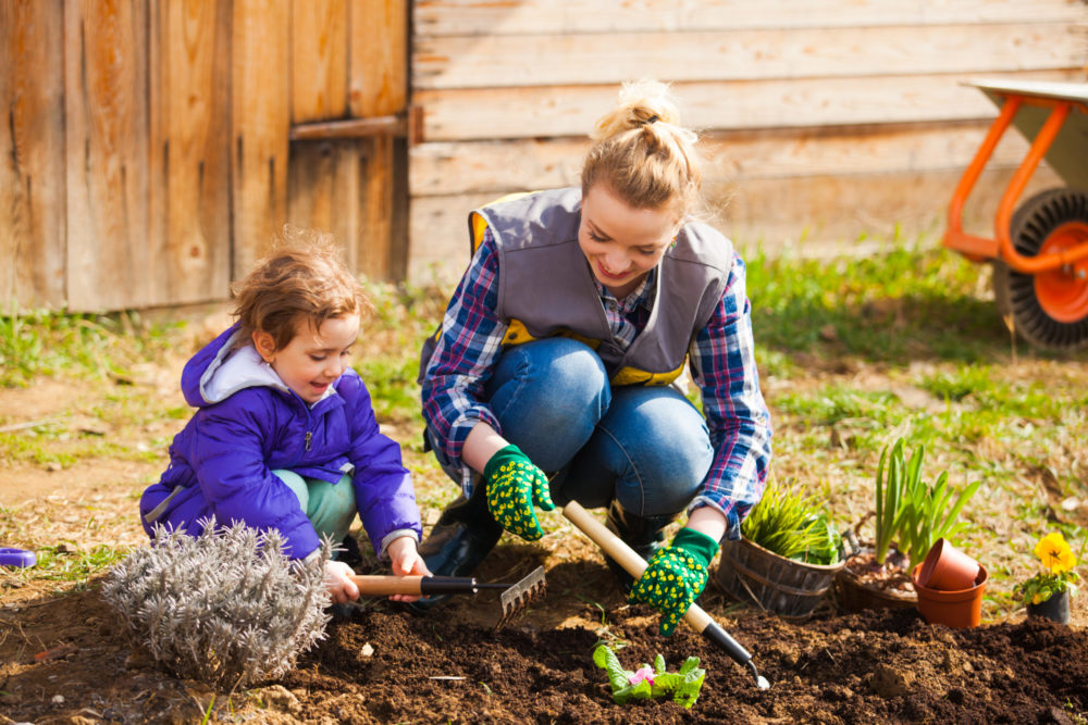 Millennial Gardening with Child