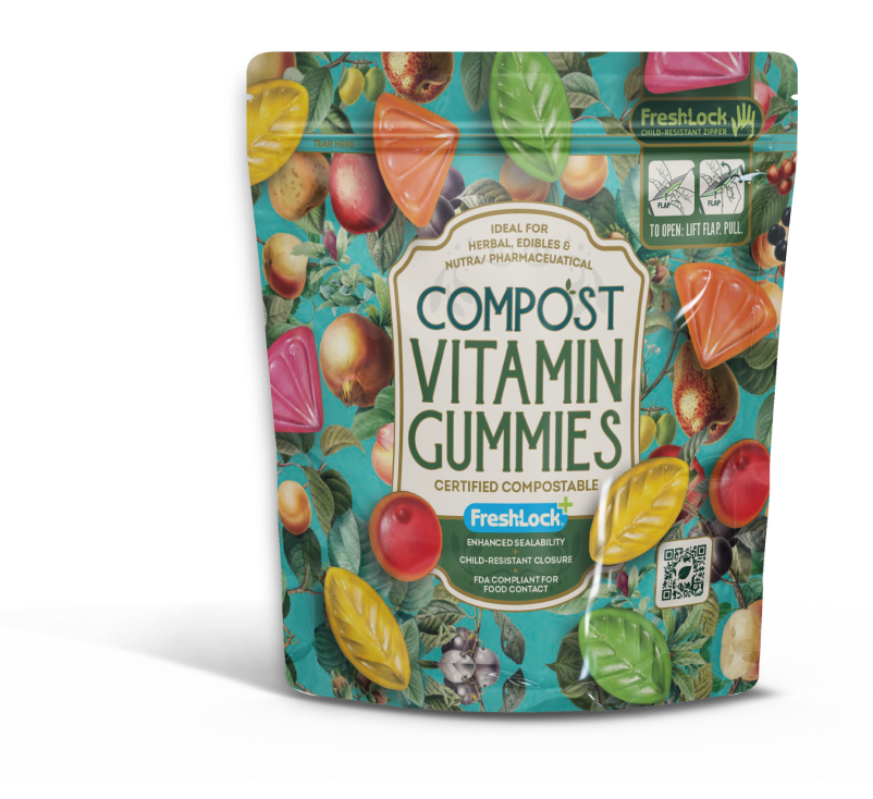 a sample for compost packaging