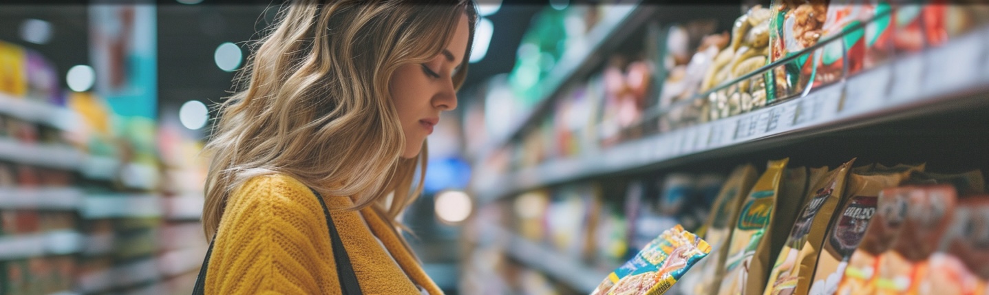 a lady shopping